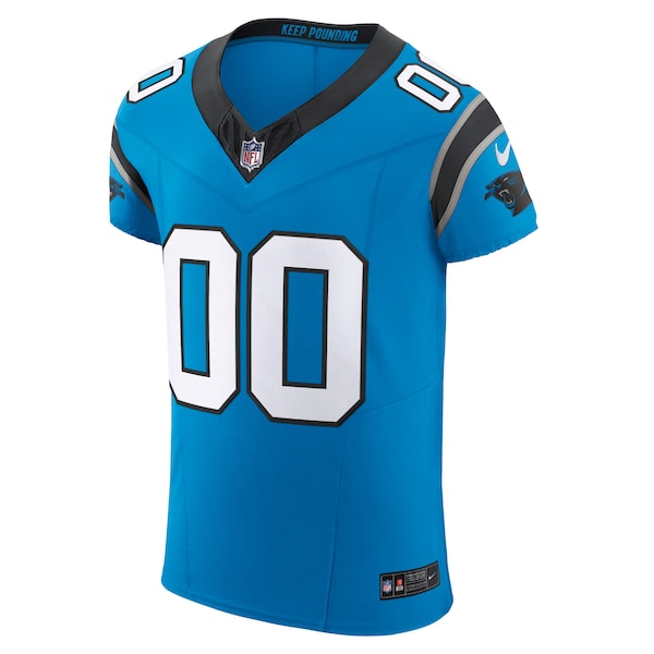 Carolina Panthers Nike Vapor F.U.S.E. Elite Custom Jersey - Blue - Image 2