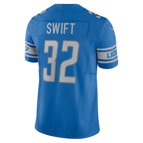 D'Andre Swift Detroit Lions Nike Vapor F.U.S.E. Limited Jersey - Blue - Image 3