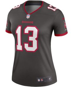 Alternative view of Mike Evans Tampa Bay Buccaneers Nike Women's Alternate Legend Jersey - Pewter
