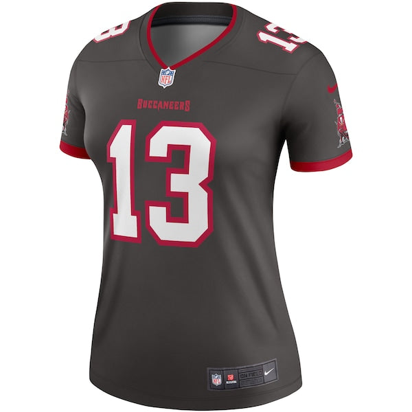 Mike Evans Tampa Bay Buccaneers Nike Women's Alternate Legend Jersey - Pewter - Image 2