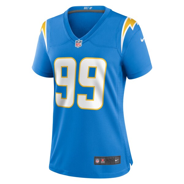 Scott Matlock Los Angeles Chargers Nike Women's Team Game Jersey - Powder Blue - Image 2