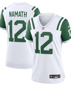 Joe Namath New York Jets Nike Women's Classic Alternate Retired Player Game Jersey - White