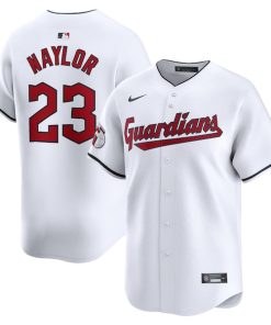 Bo Naylor Cleveland Guardians Nike Home Limited Player Jersey - White