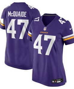 Jake McQuaide Minnesota Vikings Nike Women's  Game Jersey -  Purple