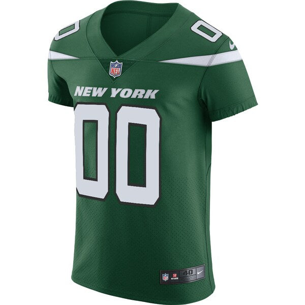 New York Jets Nike Vapor Untouchable Elite Custom Jersey - Gotham Green - Image 2