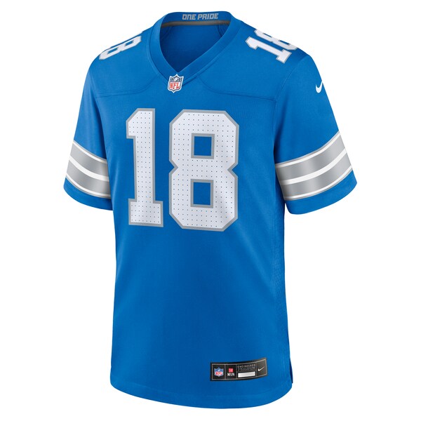 Antoine Green Detroit Lions Nike Team Game Jersey - Blue - Image 5