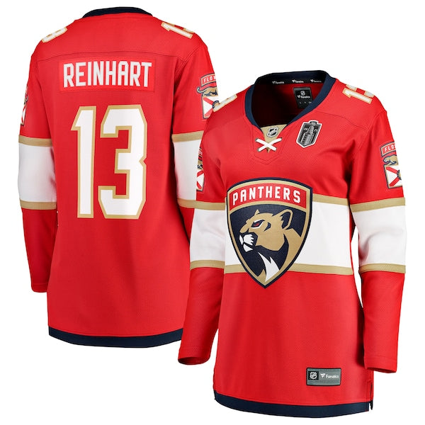 Sam Reinhart Florida Panthers Women's 2025 Stanley Cup Final Home Breakaway Player Jersey - Red