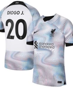 Diogo Jota Liverpool Nike 2022/23 Home Breathe Stadium Replica Player Jersey - White