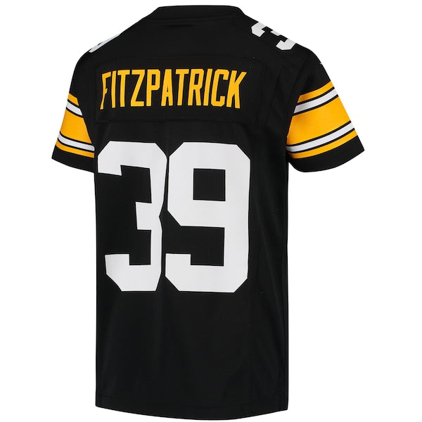 Minkah Fitzpatrick Pittsburgh Steelers Nike Youth Game Jersey - Black - Image 3