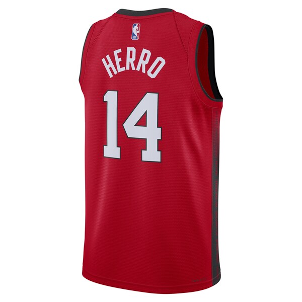 Tyler Herro Miami Heat Nike Unisex 2024/25 Swingman Player Jersey - City Edition - Red - Image 3