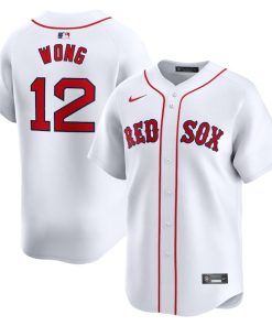 Connor Wong Boston Red Sox Nike Home Limited Player Jersey - White