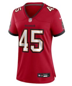 Alternative view of Deion Jones Tampa Bay Buccaneers Nike Women's Team Game Jersey -  Red