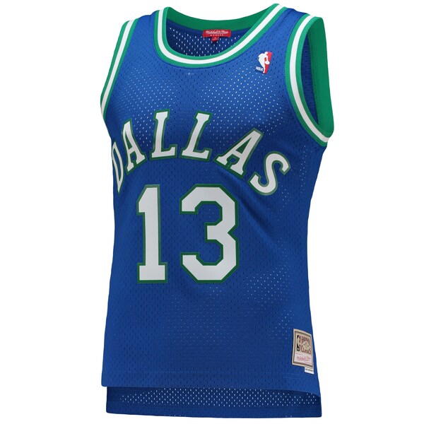 Steve Nash Dallas Mavericks Women's 1998/99 Hardwood Classics Swingman Jersey - Blue - Image 2