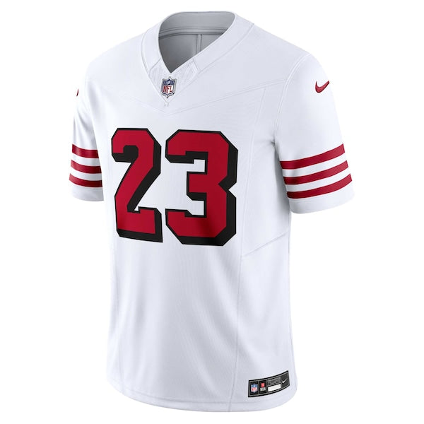 Christian McCaffrey San Francisco 49ers Nike Vapor F.U.S.E. Limited 2nd Alternate Jersey - White - Image 2