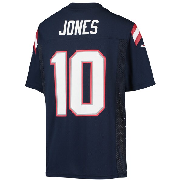 Mac Jones New England Patriots Youth Replica Player Jersey - Navy - Image 3