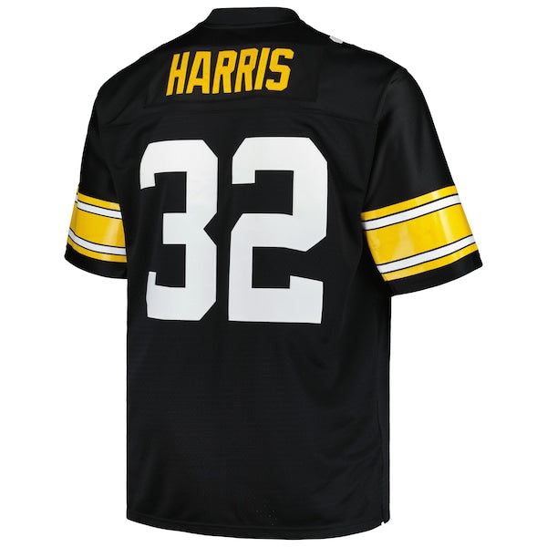 Franco Harris Pittsburgh Steelers Big & Tall 1976 Legacy Retired Player Jersey - Black/White - Image 4