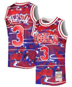 Allen Iverson Philadelphia 76ers 1996/97 Hardwood Classics Lunar New Year Swingman Jersey - Red