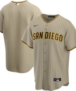 San Diego Padres Nike Alternate Replica Team Jersey - Tan