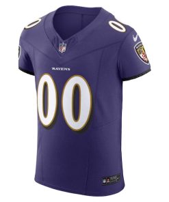 Alternative view of Baltimore Ravens Nike Vapor F.U.S.E. Elite Custom Jersey - Purple