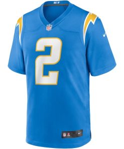 Alternative view of Easton Stick Los Angeles Chargers Nike Game Jersey - Powder Blue