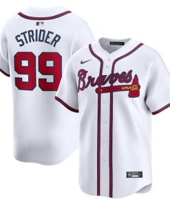 Spencer Strider Atlanta Braves Nike Home Limited Player Jersey - White