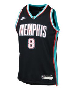Alternative view of Jaren Jackson Jr. Memphis Grizzlies Nike Youth  Swingman Jersey - Classic Edition - Black