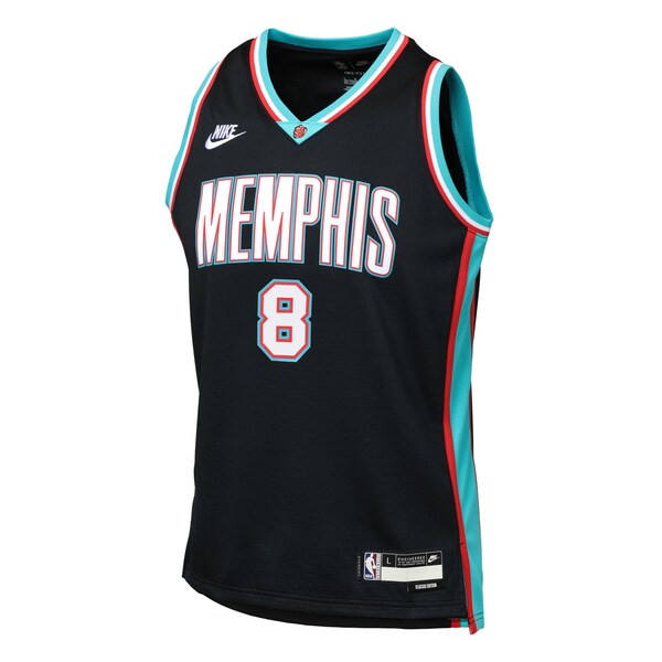 Jaren Jackson Jr. Memphis Grizzlies Nike Youth Swingman Jersey - Classic Edition - Black - Image 2