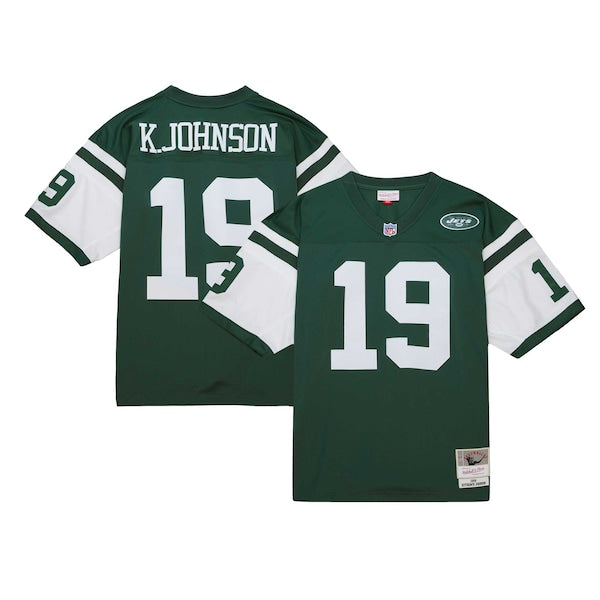 Keyshawn Johnson New York Jets Legacy Replica Jersey - Green - Image 2