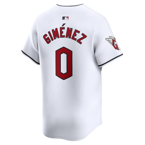 Andres Gimenez Cleveland Guardians Nike Home Limited Player Jersey - White - Image 3