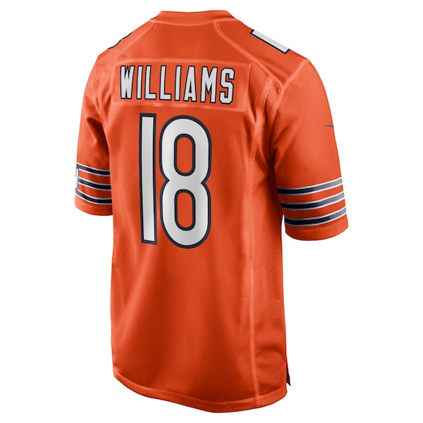 Caleb Williams Chicago Bears Nike Alternate 2024 NFL Draft First Round Pick Player Game Jersey - Orange/White - Image 4