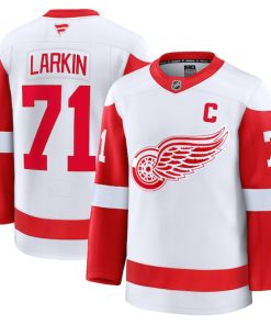 Dylan Larkin Detroit Red Wings  Away Premium Jersey - White/Red