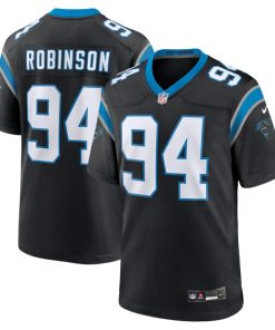 A'Shawn Robinson Carolina Panthers Nike  Game Jersey -  Black