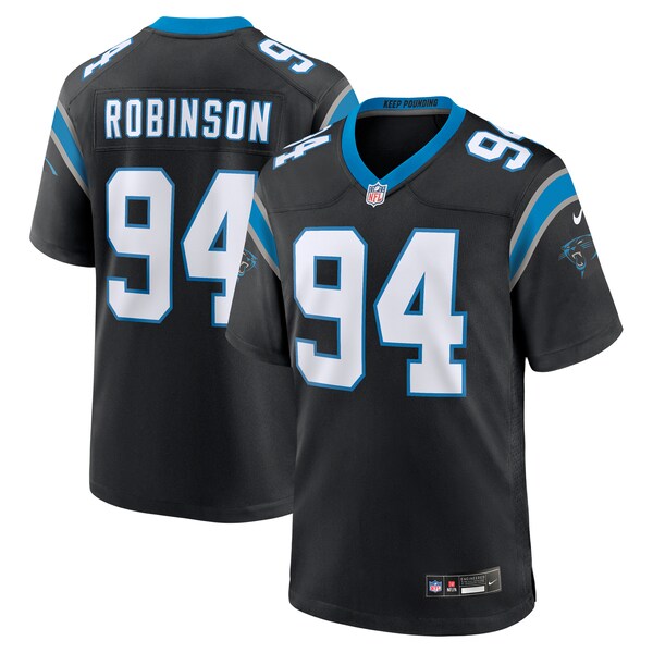 A'Shawn Robinson Carolina Panthers Nike Game Jersey - Black