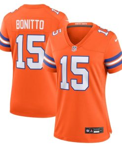 Nik Bonitto Denver Broncos Nike Women's Alternate 2 Mile High Collection 1977 Throwback Game Jersey -  Orange