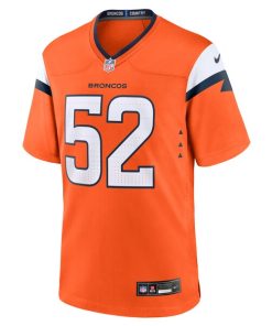 Alternative view of Jonah Elliss Denver Broncos Nike Team Game Jersey -  Orange