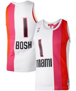 Chris Bosh Miami Heat Women's Hardwood Classics 2011/12 Swingman Jersey - White