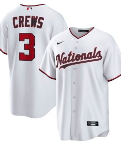 Dylan Crews Washington Nationals Nike Home Replica Jersey - White/Navy
