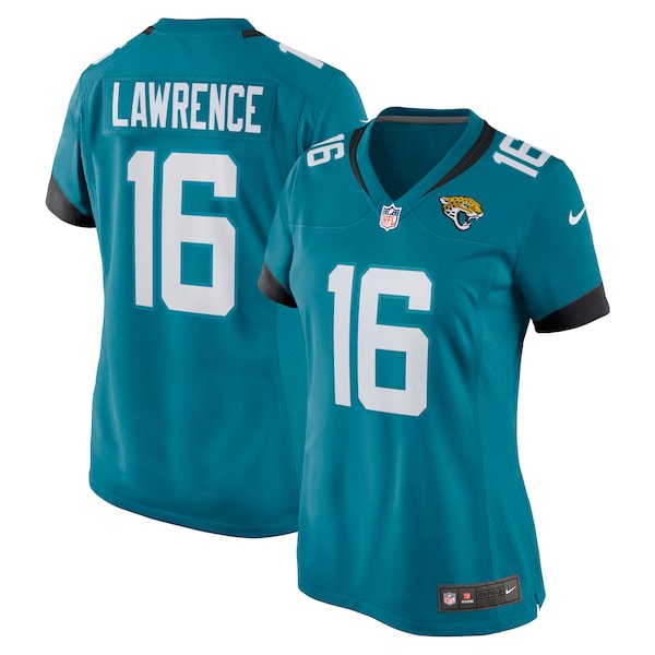 Trevor Lawrence Jacksonville Jaguars Nike Women's Game Jersey - Teal/White - Image 2