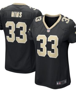 Jordan Mims New Orleans Saints Nike Women's  Game Jersey -  Black