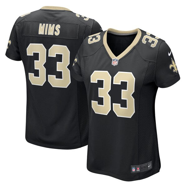 Jordan Mims New Orleans Saints Nike Women's Game Jersey - Black
