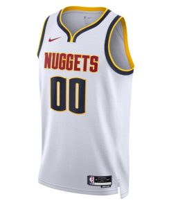Alternative view of Denver Nuggets Nike Unisex Swingman Custom Jersey White - Association Edition