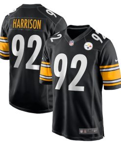 James Harrison Pittsburgh Steelers Nike Retired Game Jersey - Black