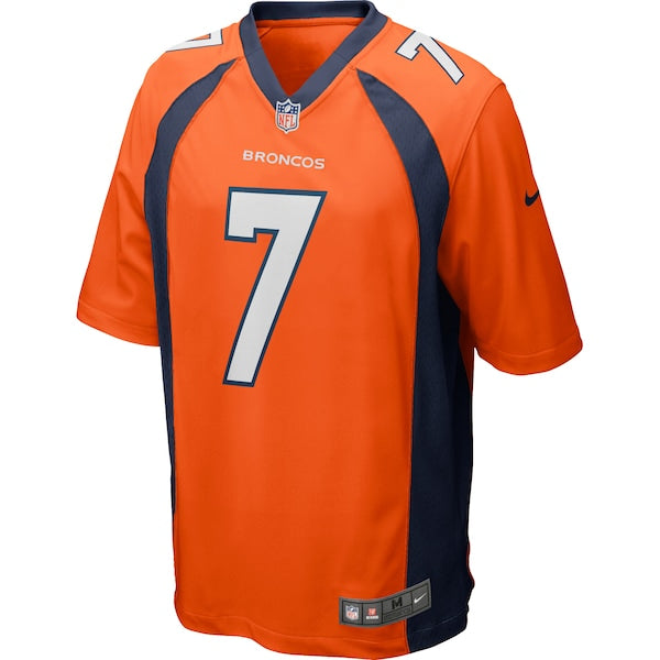 John Elway Denver Broncos Nike Game Retired Player Jersey - Orange/Navy - Image 3