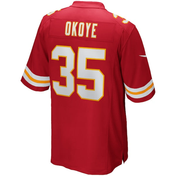 Christian Okoye Kansas City Chiefs Nike Game Retired Player Jersey - Red - Image 3