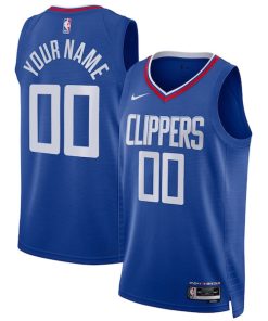 LA Clippers Nike Unisex Swingman Custom Jersey Royal - Icon Edition