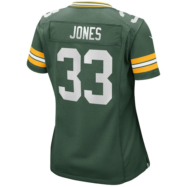 Aaron Jones Green Bay Packers Nike Women's Game Jersey - Green - Image 3