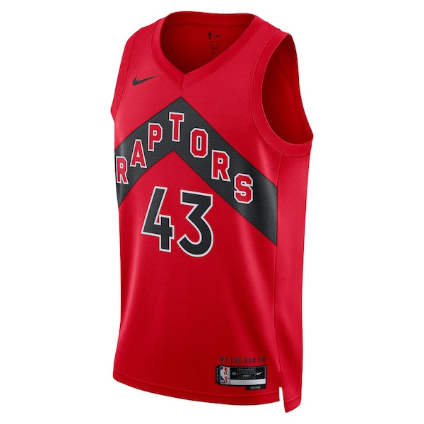 Pascal Siakam Toronto Raptors Nike Unisex Swingman Jersey - Icon Edition - Red - Image 2