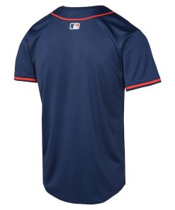 Alternative view of Atlanta Braves Nike Youth Alternate Limited Jersey - Navy