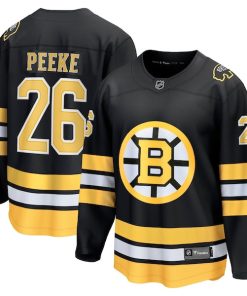 Andrew Peeke Boston Bruins  Home Breakaway Player Jersey - Black