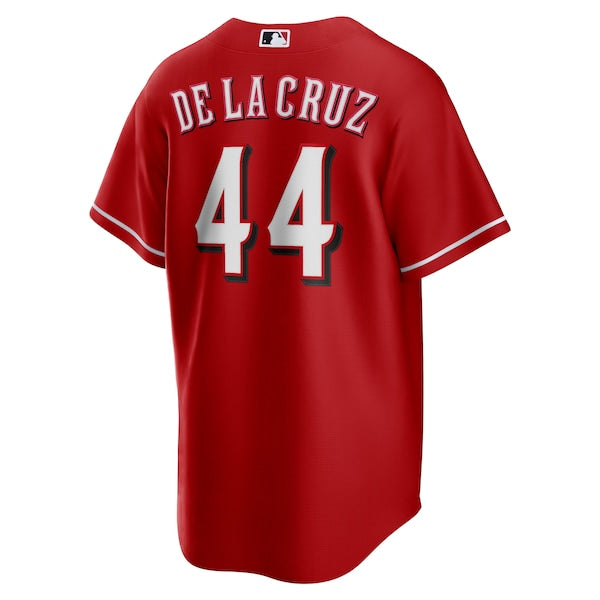 Elly De La Cruz Cincinnati Reds Nike Big & Tall Alternate Replica Player Jersey - Red - Image 4